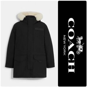 Coach Black 3 in 1 Shearling Parka Coat Winter Unisex Jacket Men’s or Women’s